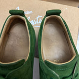 Authentic Christian Louboutin Green Suede Junior sneakers 8.5UK 42.5 9.5US