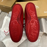 Authentic Christian Louboutin Loubimat Red Suede sneakers 8.5UK 42.5 9.5US