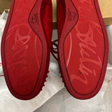 Authentic Christian Louboutin Loubimat Red Suede sneakers 8.5UK 42.5 9.5US