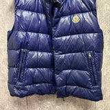 Authentic Moncler Tib Gilet Blue Jacket Size 3 M