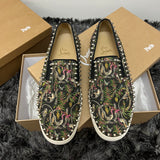 Authentic Christian Louboutin Multi Jungle Pikboat Sneakers 7UK 41 8US