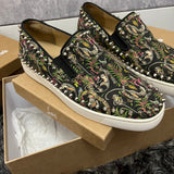 Authentic Christian Louboutin Multi Jungle Pikboat Sneakers 7UK 41 8US