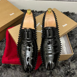 Authentic Christian Louboutin Black Dandelion Shoes Spikes 9UK 43 10US