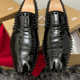 Authentic Christian Louboutin Black Dandelion Shoes Spikes 9UK 43 10US