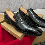 Authentic Christian Louboutin Black Dandelion Shoes Spikes 9UK 43 10US