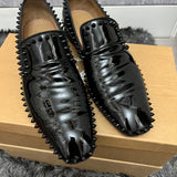 Authentic Christian Louboutin Black Dandelion Shoes Spikes 9UK 43 10US