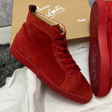 Authentic Christian Louboutin Red Suede Sneakers 9UK 43 10US