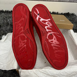 Authentic Christian Louboutin Red Suede Sneakers 9UK 43 10US