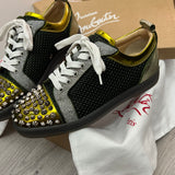 Authentic Christian Louboutin Multi mesh spikes sneakers 6UK 40 7US