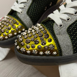 Authentic Christian Louboutin Multi mesh spikes sneakers 6UK 40 7US