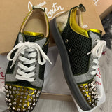 Authentic Christian Louboutin Multi mesh spikes sneakers 6UK 40 7US