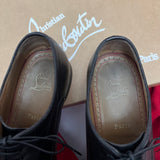 Authentic Christian Louboutin Greggo Black Leather Shoes 8UK 42 9US