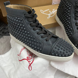 Authentic Christian Louboutin Aceir Leather Spikes Sneakers 9.5UK 43.5 10.5US