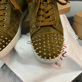 Authentic Christian Louboutin Khaki Suede Sneakers 12UK 46 13US