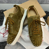 Authentic Christian Louboutin Khaki Suede Sneakers 12UK 46 13US