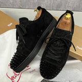 Authentic Christian Louboutin Black Suede sneaker 8UK 8 42 9US