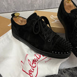 Authentic Christian Louboutin Black Suede sneaker 8UK 8 42 9US