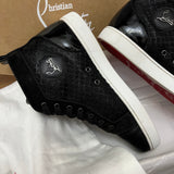 Authentic Christian Louboutin Mesh Black Leather Sneakers 9UK 43 10US