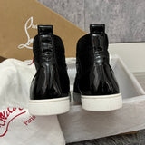 Authentic Christian Louboutin Mesh Black Leather Sneakers 9UK 43 10US