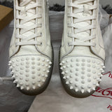 Authentic Christian Louboutin Gomme Embossed Leather Sneakers 7.5UK 41.5 8.5