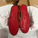 Authentic Christian Louboutin Tomette Red Suede sneakers 8.5UK 42.5 8.5