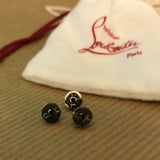 Original Christian Louboutin silver studs spikes