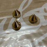 Original Christian Louboutin gold studs spikes